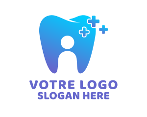 Dentistry - Gradient Tooth Dentist logo design