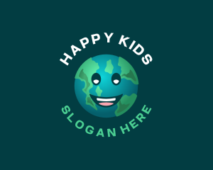 Happy Planet Earth logo design