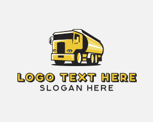 Truck - Tank Truck Forwarding Transport logo design