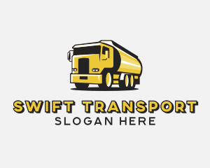 Tank Truck Forwarding Transport logo design