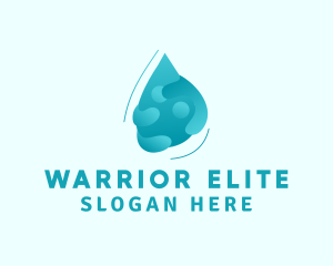 Sanitation Water Liquid  Logo