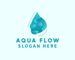 Hydration - Sanitation Water Liquid logo design