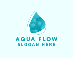 Irrigation - Sanitation Water Liquid logo design