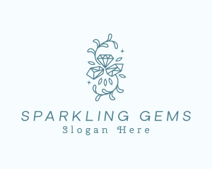 Crystal Precious Gem logo design