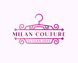 Fashion Boutique Hanger logo design