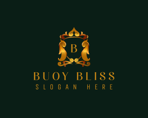 Luxury Crest Shield logo design