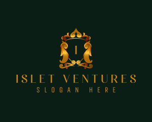 Luxury Crest Shield logo design