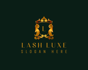 Luxury Crest Shield logo design