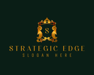 Strategy - Luxury Crest Shield logo design