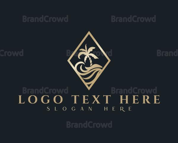 Luxury Beach Resort Logo