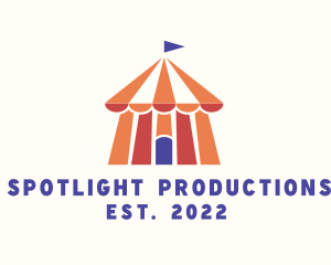 Show - Circus Carnival Tent logo design