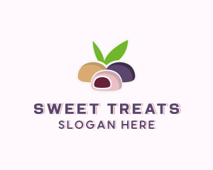 Sweet Mochi Dessert logo design