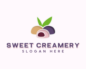 Sweet Mochi Dessert logo design