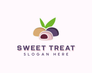 Sweet Mochi Dessert logo design