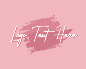 Influencer - Beauty Cosmetics Wordmark logo design