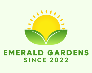 Sun Sprout Gardening logo design