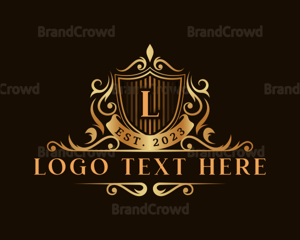 Ornament Elegant Crown Logo