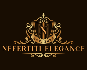 Ornament Elegant Crown  logo design