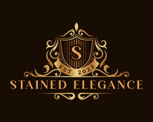 Ornament Elegant Crown  logo design