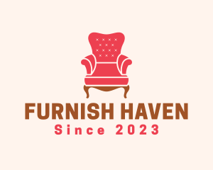 Upholstery Armchair Furniture logo design