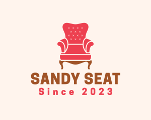 Upholstery Armchair Furniture logo design