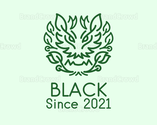 Dragon Plant Herb Logo