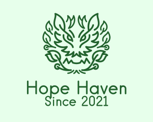 Environment Friendly - Dragon Plant Herb logo design