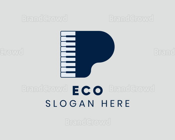 Grand Piano Keyboard Logo