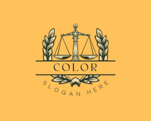 Law Legal Scales logo design
