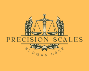 Law Legal Scales logo design