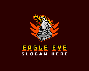 Mecha Eagle Gaming logo design