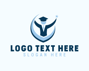 Scholarship - Educational Learning University logo design