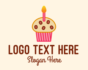 Cake Shop - Birthday Cupcake Cake logo design