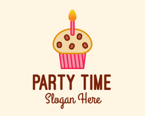 Birthday - Birthday Cupcake Cake logo design