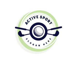 Player - Golf Sports Team logo design