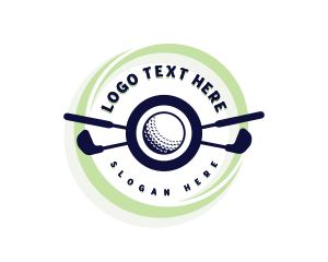 League - Golf Sports Team logo design