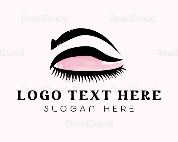 Eye Makeup Glam Logo
