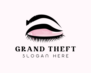Eye Makeup Glam logo design