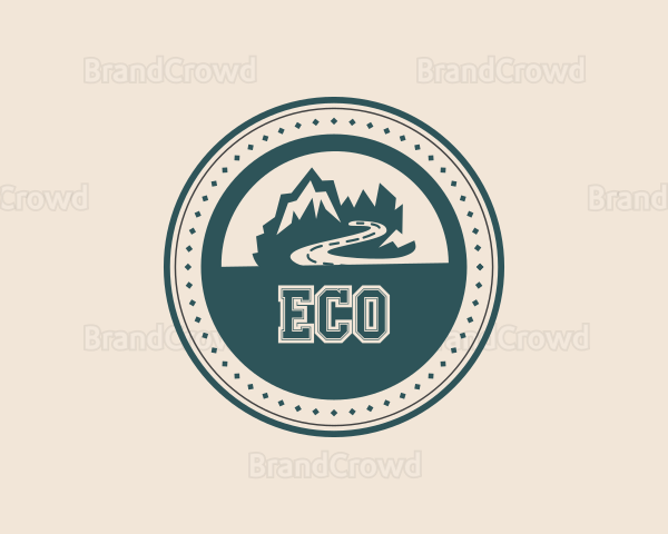Mountain Road Badge Logo