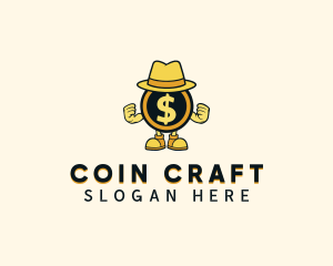 Dollar Coin  logo design