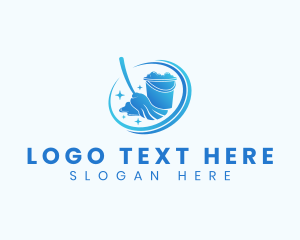 Cleaning Mop Housekeeping Logo