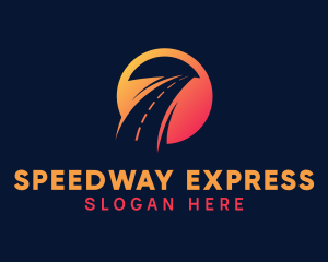 Highway - Gradient Road Highway logo design