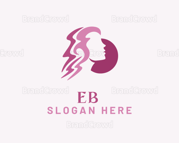 Woman Hair Salon Logo