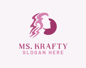 Woman Hair Salon Logo