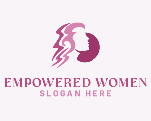 Woman Hair Salon logo design