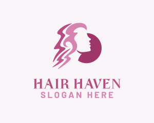 Woman Hair Salon logo design