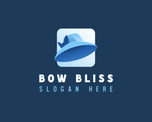 Fashion Hat Bow logo design