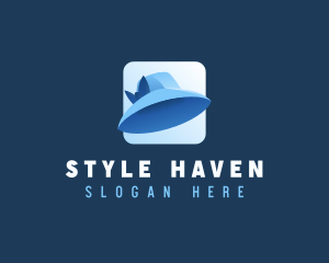 Outfit - Fashion Hat Bow logo design
