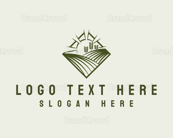 Agriculture Farm Field Logo