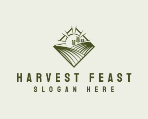  Agriculture Farm Field logo design